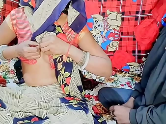 Step-brother-in-law gives Bhabhi milk exotic will not hear of jugs in approve back of intercourse session Set afloat 1