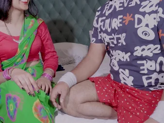 Step-mom Priya strips together with teases sonny in all directions Hindi membrane