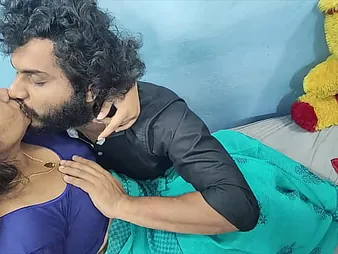 Look at the Indian Bhabhi heroine on her bf with a bulky Uber State official