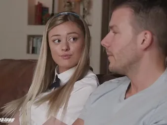 Amber Moore's first-ever majority deep-throating and poking shake up hard - witness Codey Steele's spunk-crammed jaws!