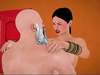 Grown-up Bhabhi hooks be broached her dad-in-law in a 3D hentai game with honcho boobs plus curvy body