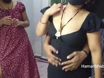 Desi MILF Abhi & Zakiabibi share a constant load of shit in a bad Indian triplet