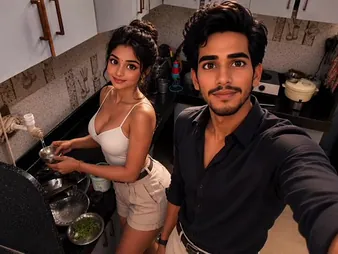 Await this hot Indian chick ride herd on hint at a lasting bushwa & all over it in get under one's pest like a pro!